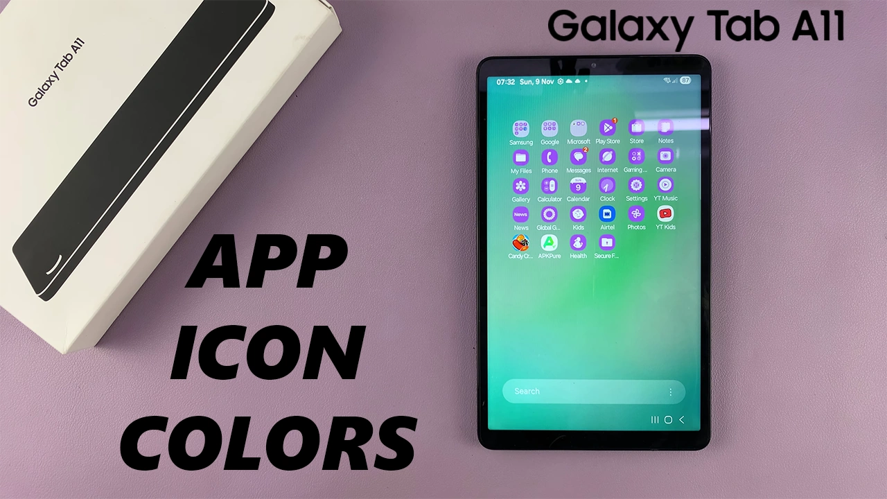 How To Change Icon Colors On Samsung Galaxy Tab A11
