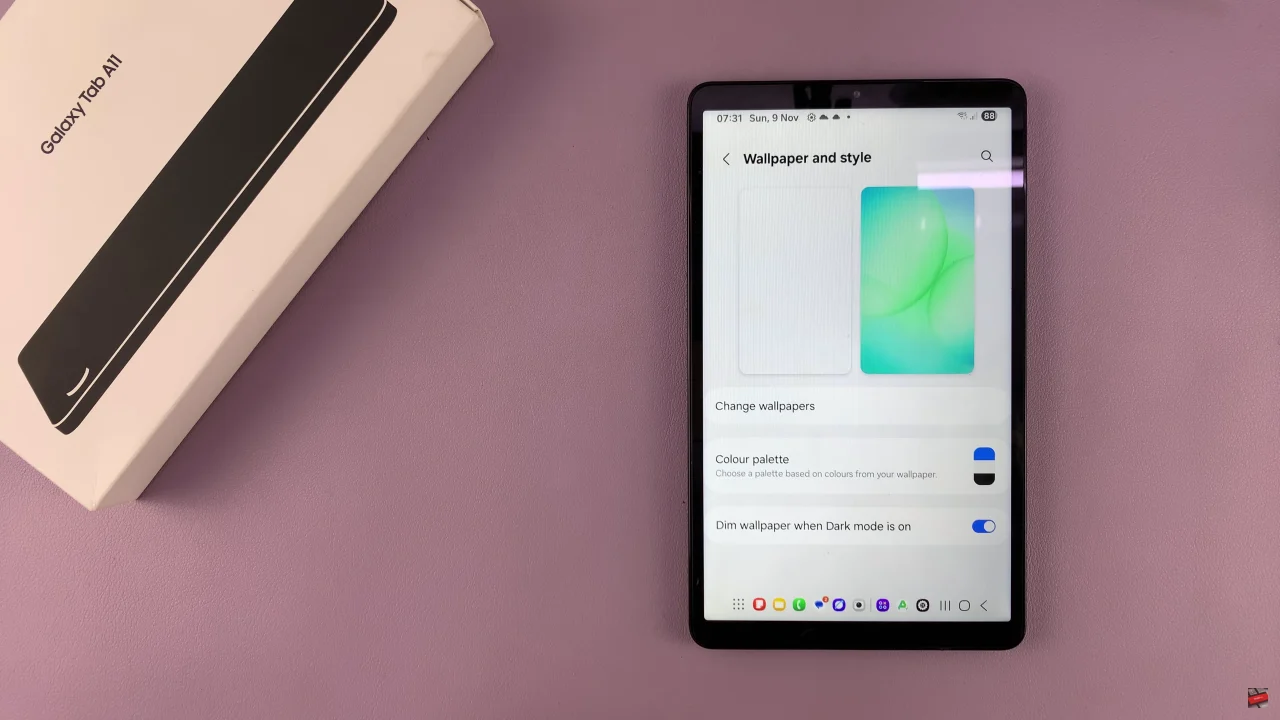 How To Change Icon Colors On Samsung Galaxy Tab A11
