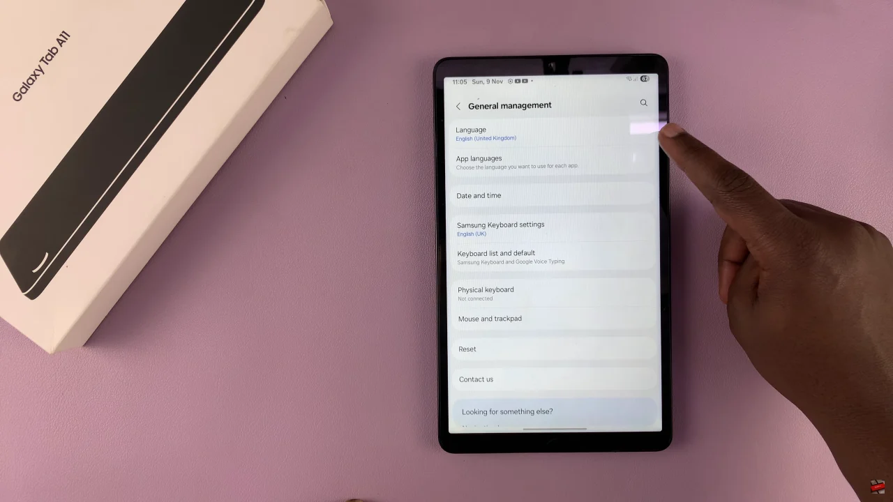 How To Change Language On Samsung Galaxy Tab A11