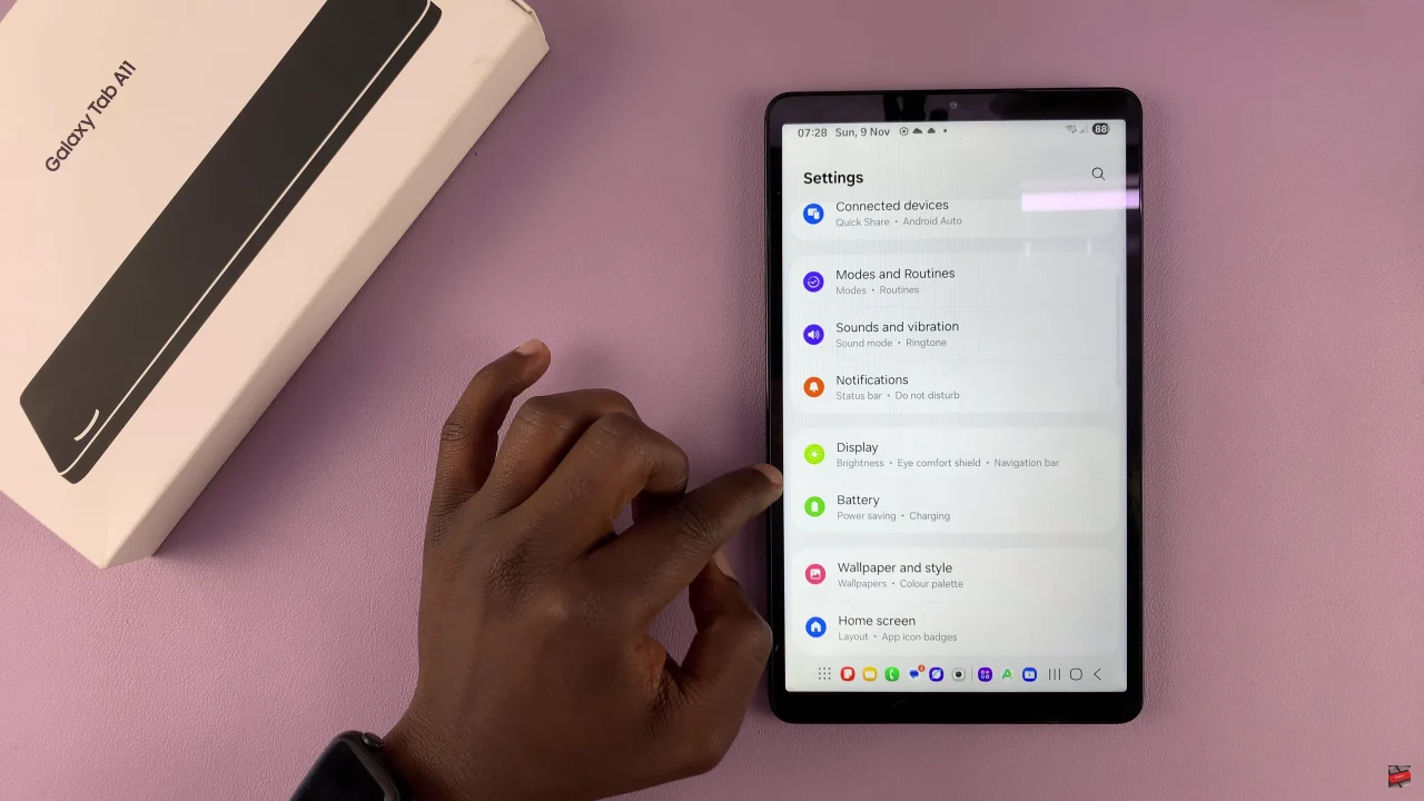 How To Enable Dark Mode On Samsung Galaxy Tab A11