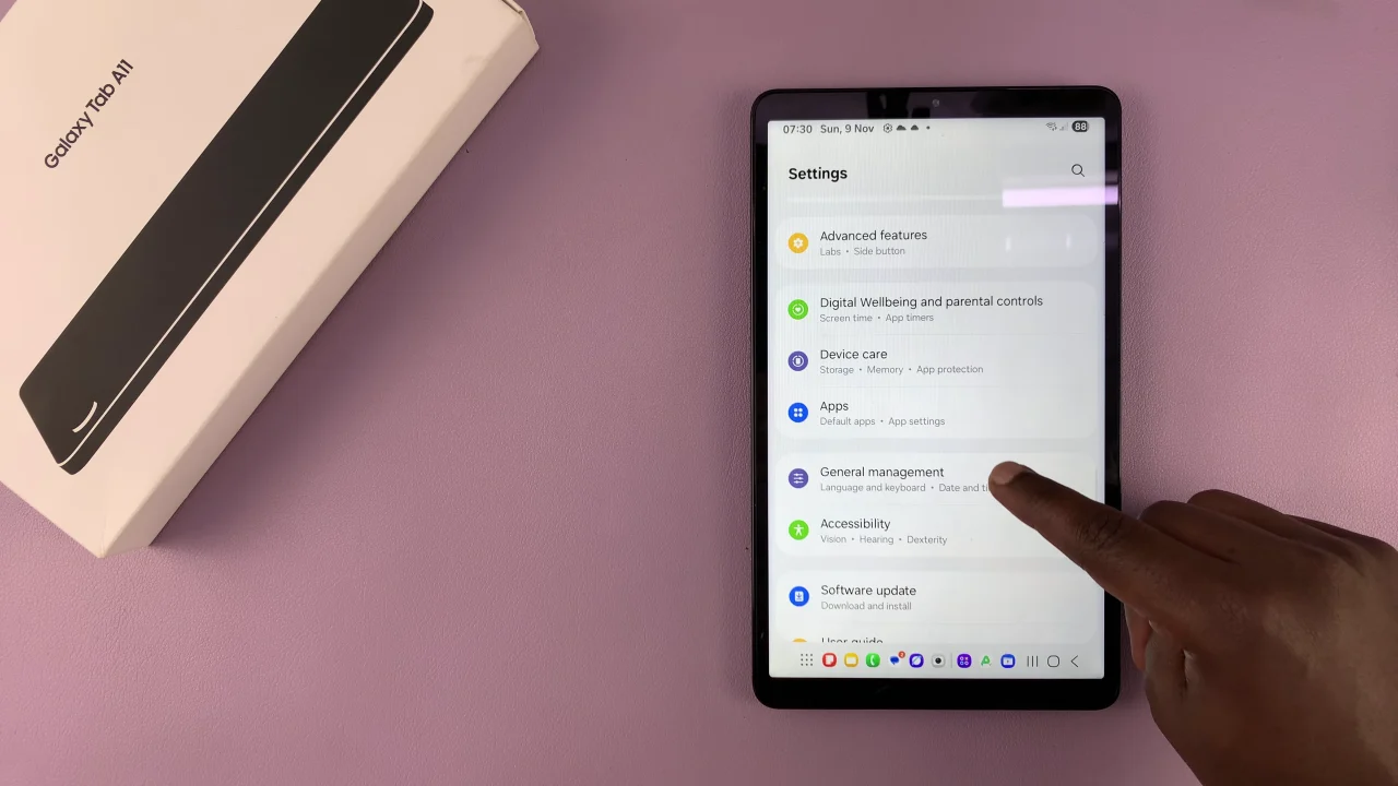 How To Open Keyboard Settings On Samsung Galaxy Tab A11