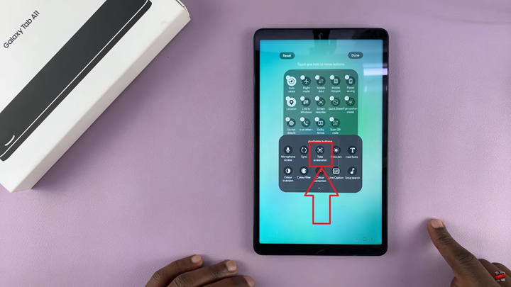 Screenshot On Samsung Galaxy Tab A11 Without Buttons