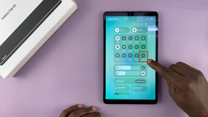 Screenshot On Samsung Galaxy Tab A11 Without Buttons