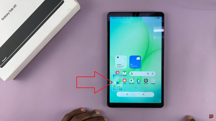 Screenshot On Samsung Galaxy Tab A11 Without Buttons