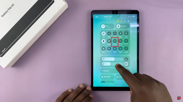 Screen Record Samsung Galaxy Tab A11