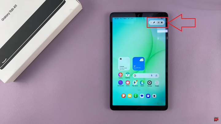 Screen Record Samsung Galaxy Tab A11