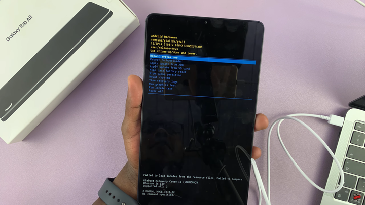 Clear Cache Partition On Samsung Galaxy Tab A11