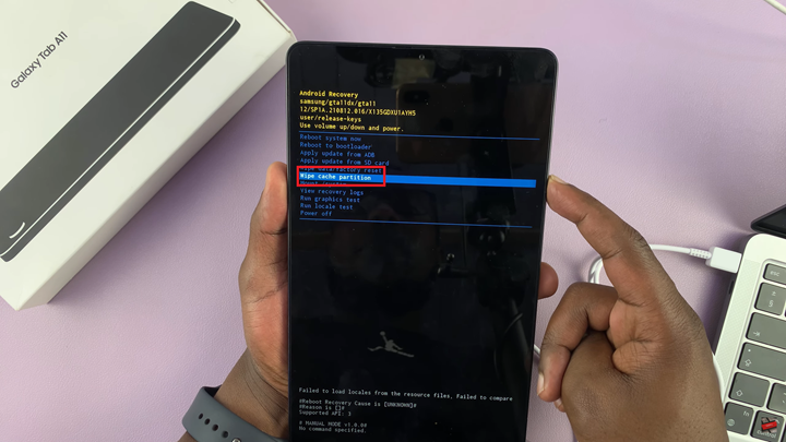Wipe Cache Partition On Samsung Galaxy Tab A11