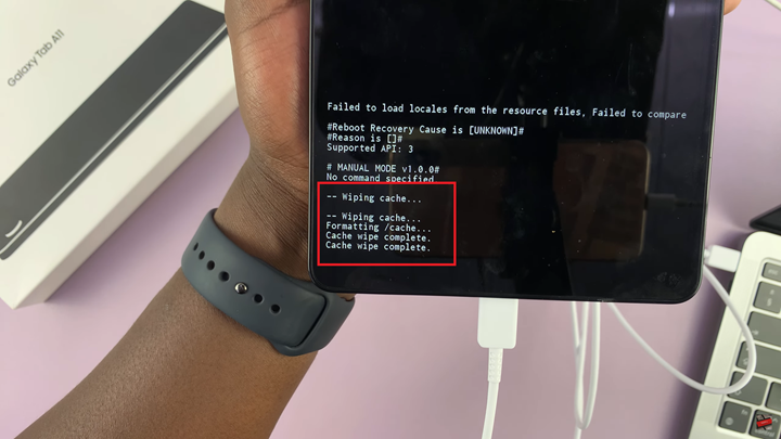 Clear Cache Partition On Samsung Galaxy Tab A11