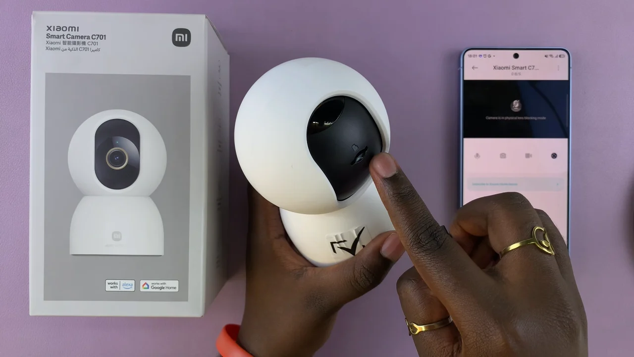 Xiaomi Smart Camera C701 MicroSD Card Slot