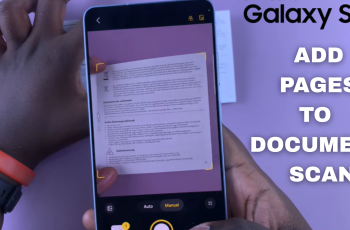 How To Add Pages To Document Scan On Samsung Galaxy s26