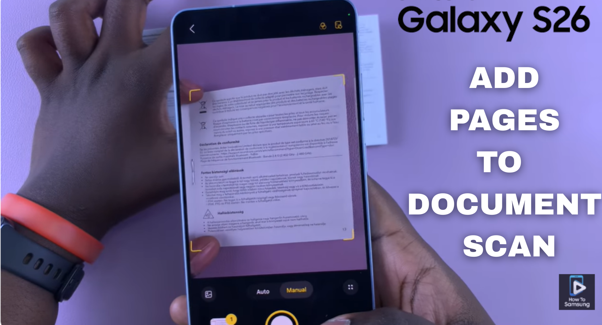 How To Add Pages To Document Scan On Samsung Galaxy s26 - WebPro Education