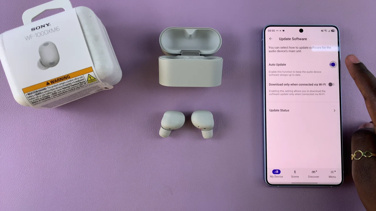 How To Automatically Update Sony WF-1000XM6 Earbuds