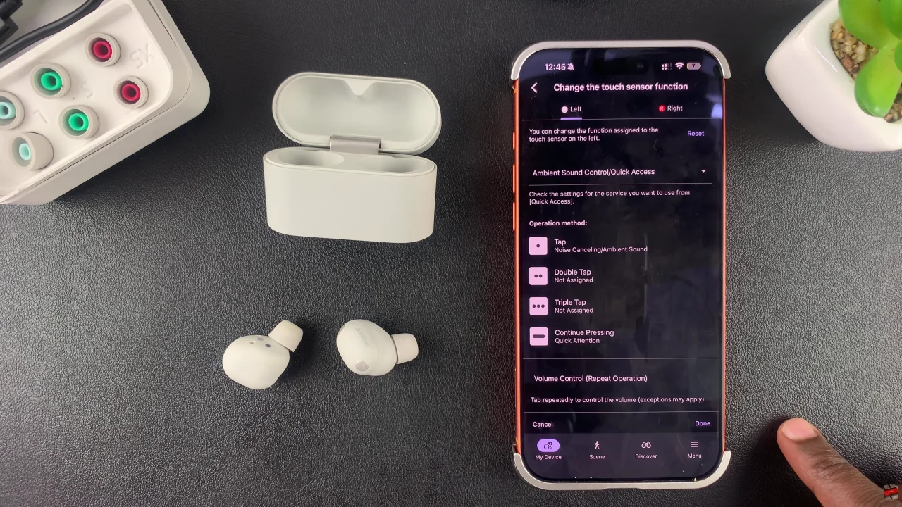 How To Disable Touch Sensor Controls On Sony WF-1000XM6