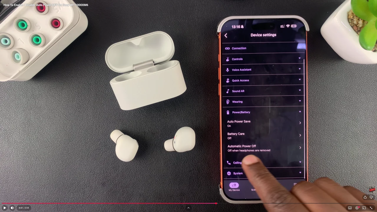 How To Enable Auto Power OFF On Sony WF-1000XM6