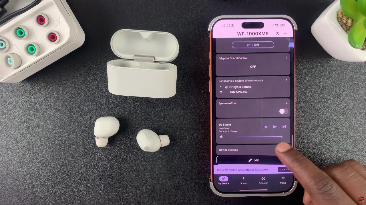 How To Enable Head Gestures On Sony WF-1000XM6