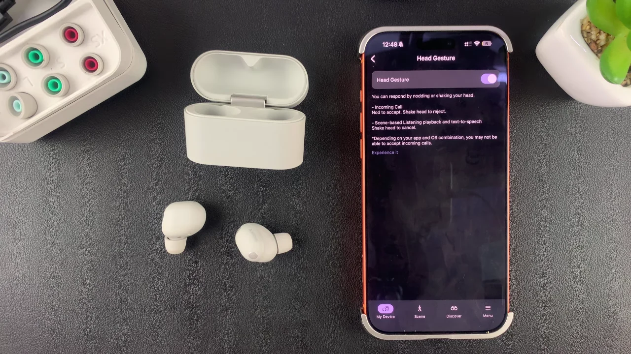 How To Enable Head Gestures On Sony WF-1000XM6