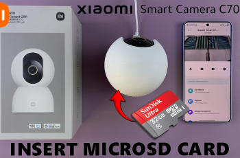 How To Insert MicroSD Card In Xiaomi Smart Camera C701
