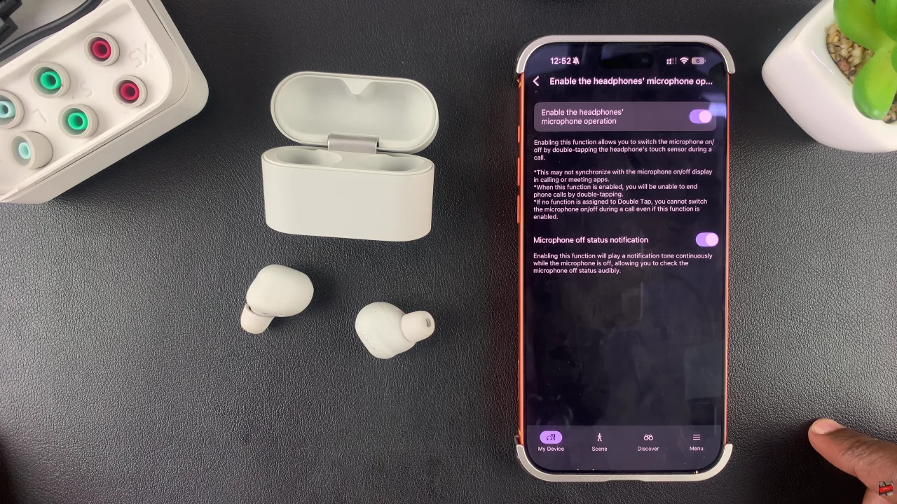 How To Mute Microphone During Calls On Sony WF-1000XM6