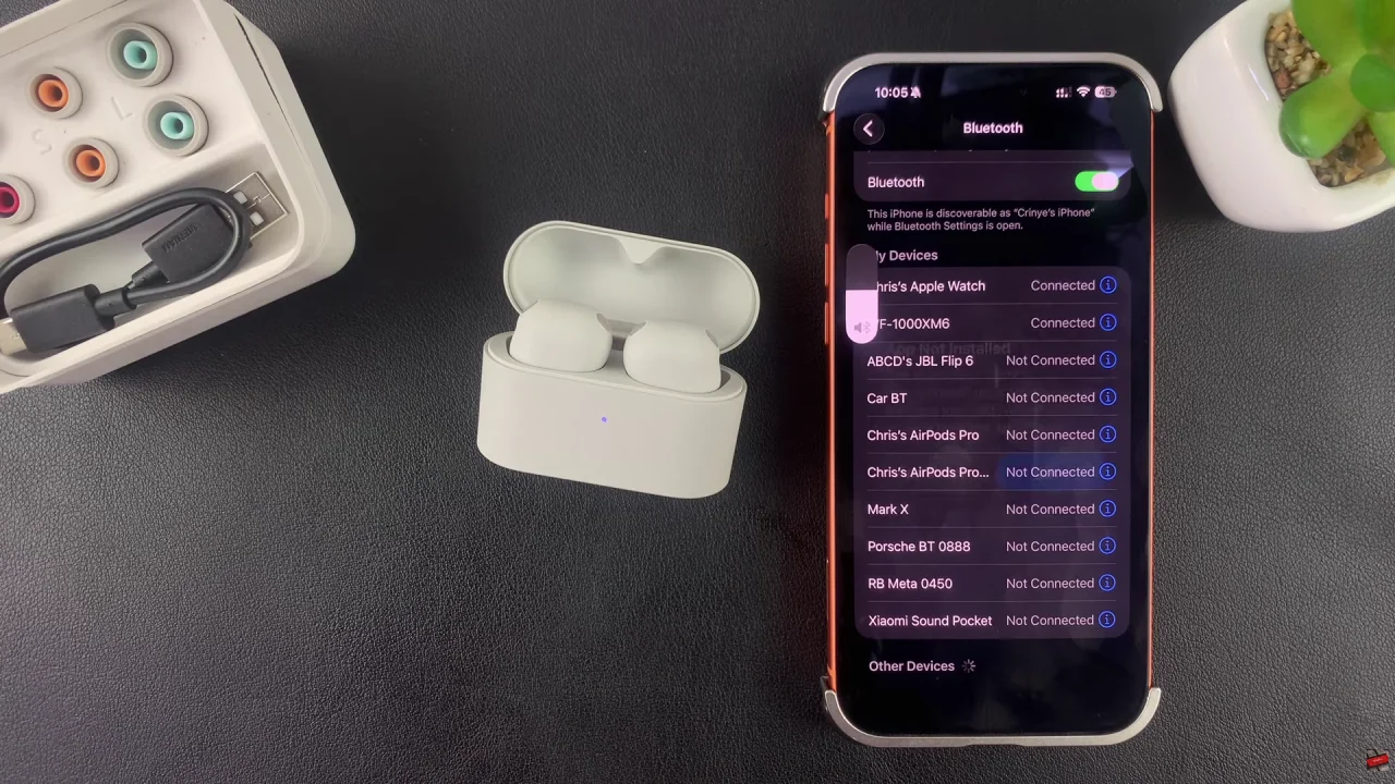 How To Pair Sony WF-1000XM6 Earbuds With iPhone