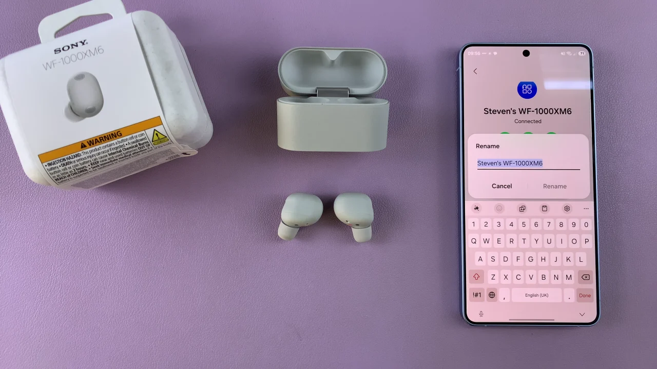 How To Rename Sony WF-1000XM6 Earbuds On Android