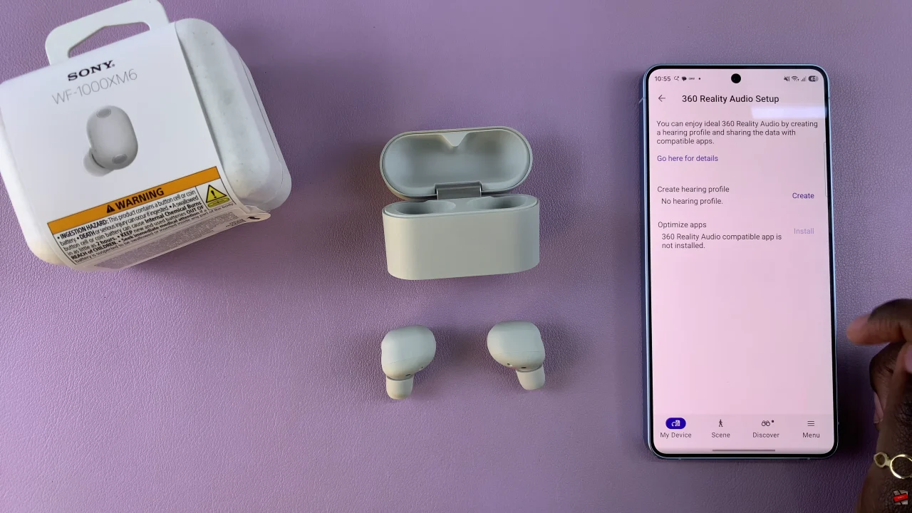 How To Set Up 360 Reality Audio On Sony WF-1000XM6