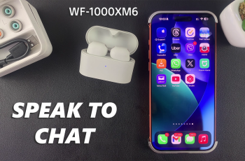 How To Set Up Speak To Chat On Sony WF-1000XM6