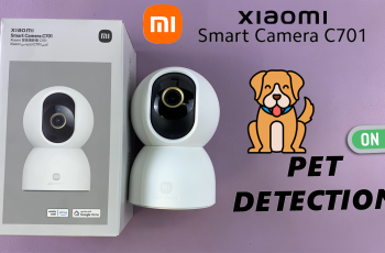 How To Turn ON Pet Detection On Xiaomi Smart Camera C701
