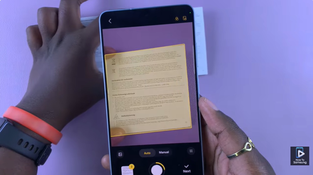 How To Add Pages To Document Scan On Samsung Galaxy s26