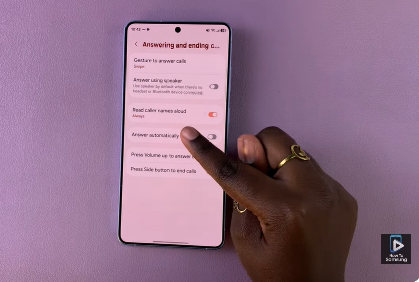 How To Auto Answer Incoming Calls On Samsung Galaxy S26 Ultra