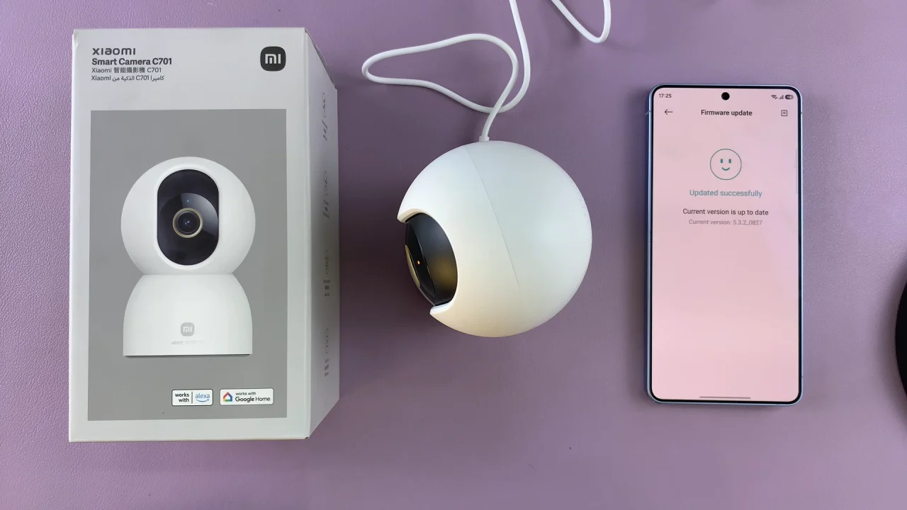 Xiaomi Smart Camera C701 Firmware Update