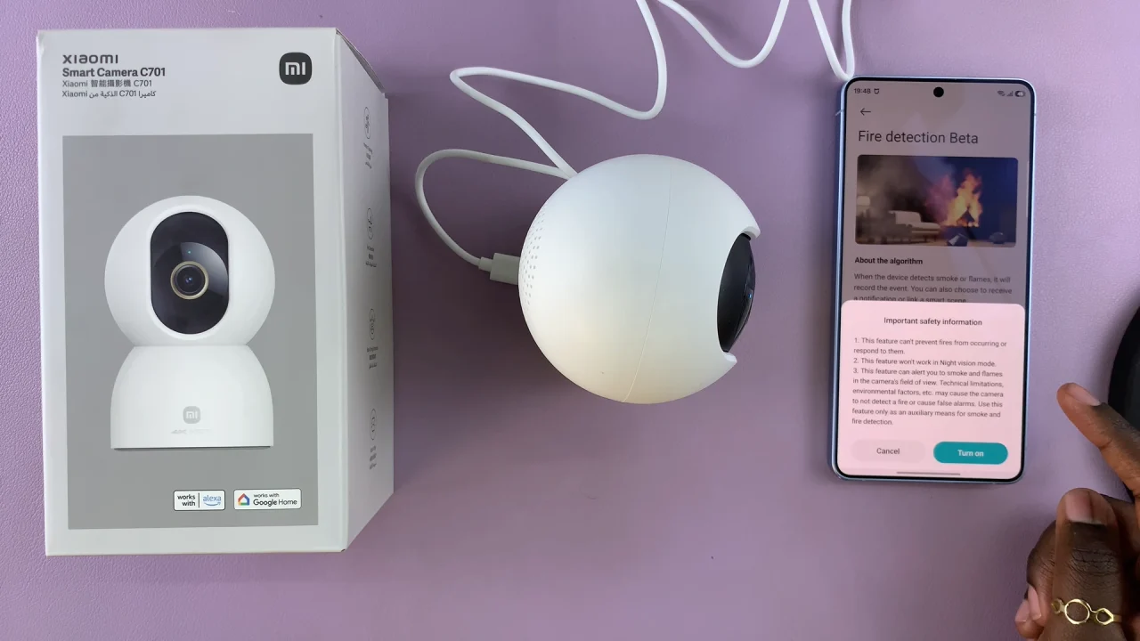 How To Enable Fire Detection On Xiaomi Smart Camera C701