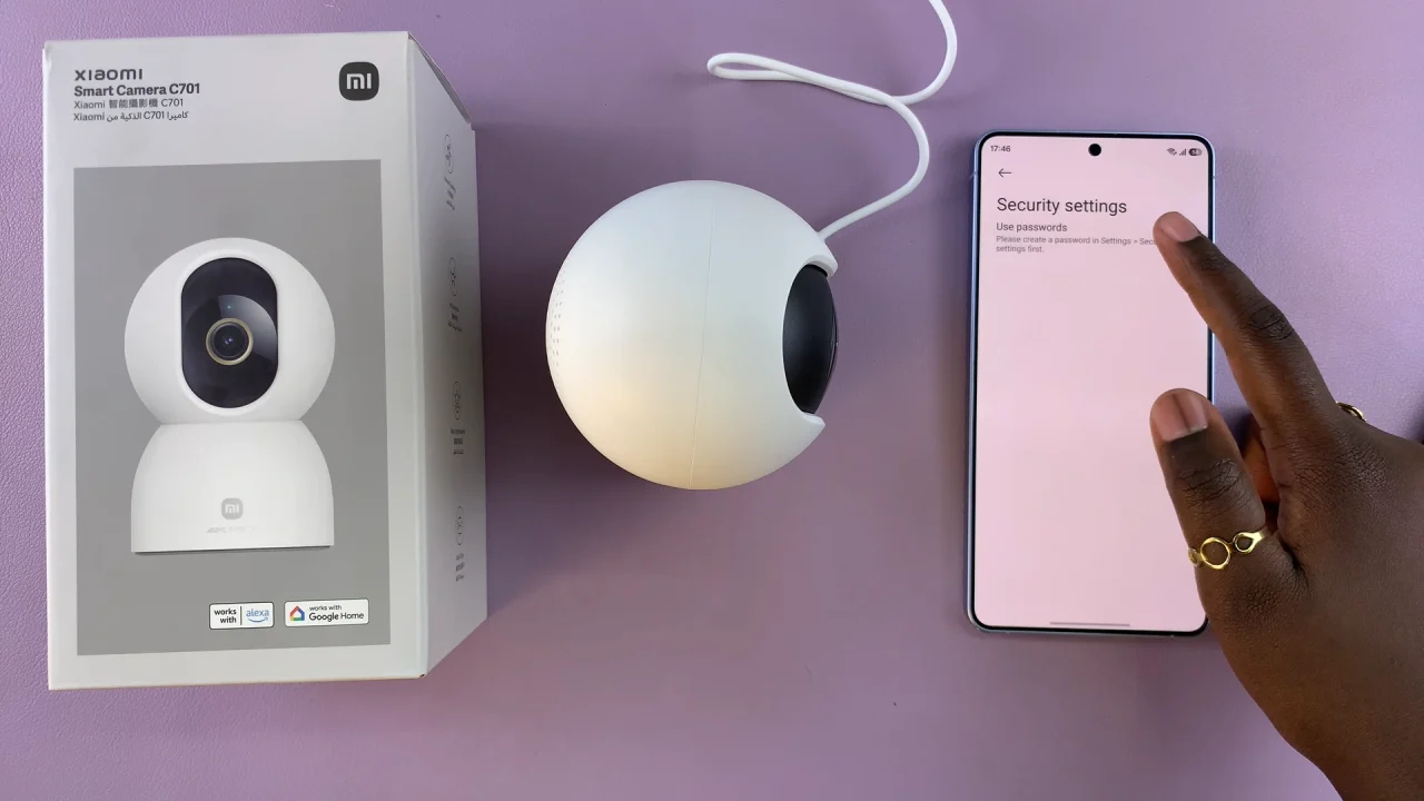 How To Set Password On Xiaomi Smart Camera C701