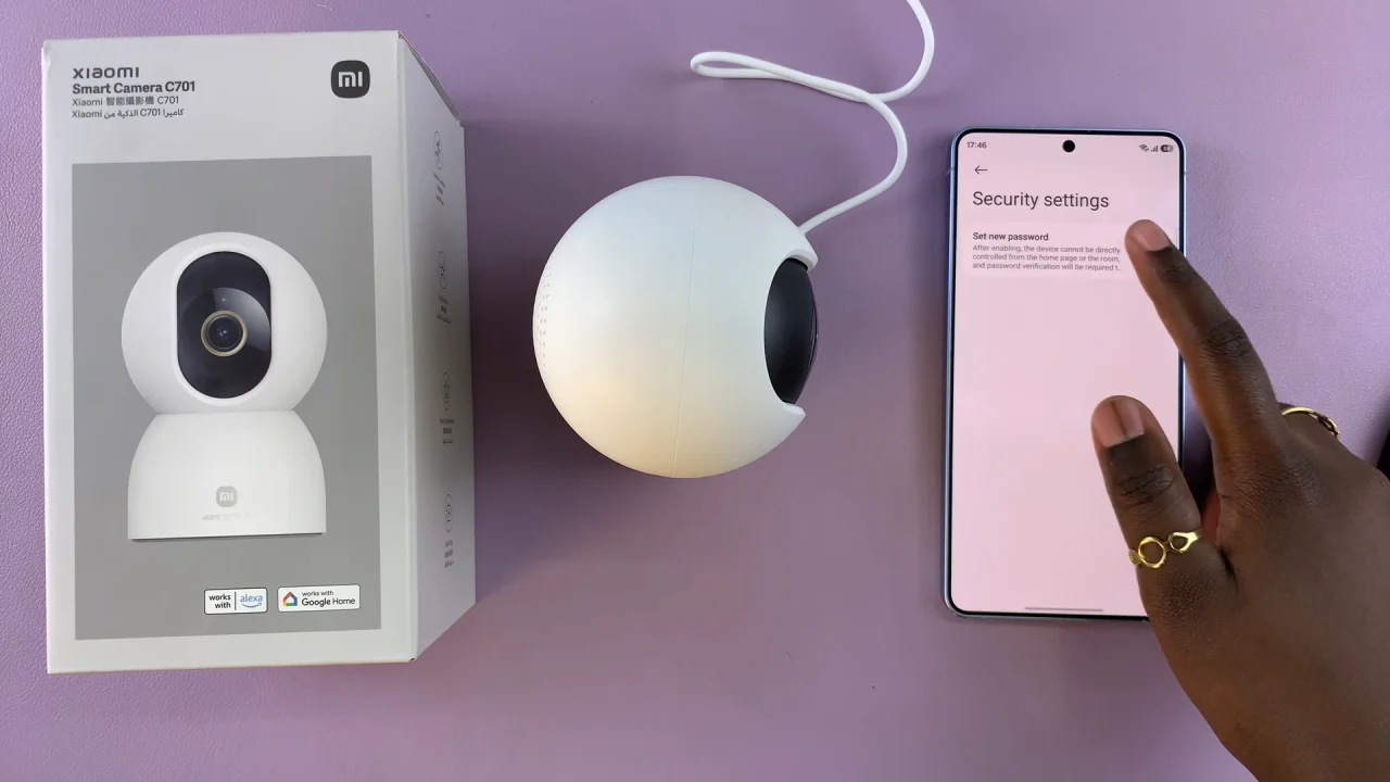 How To Set New Password On Xiaomi Smart Camera C701