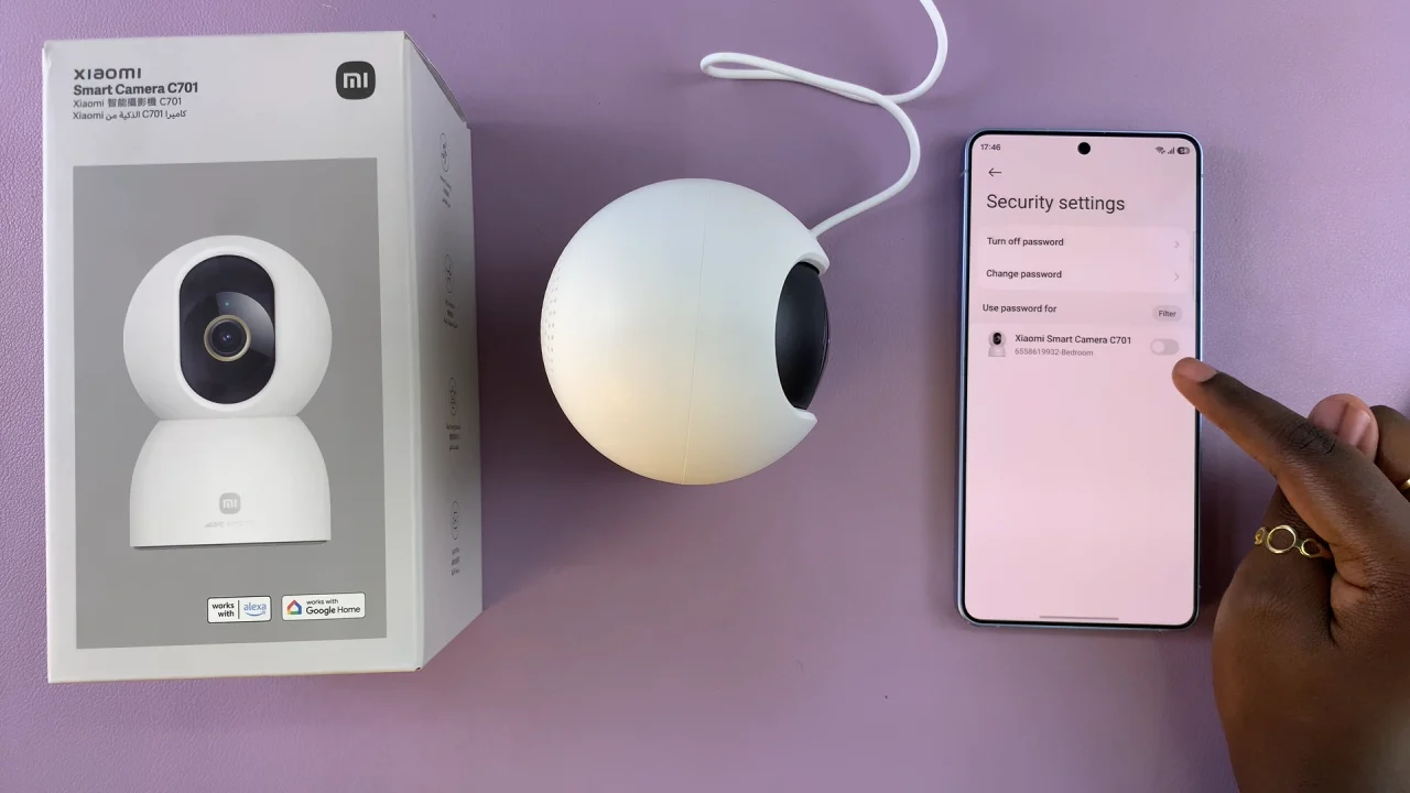 Enable Password On Xiaomi Smart Camera C701