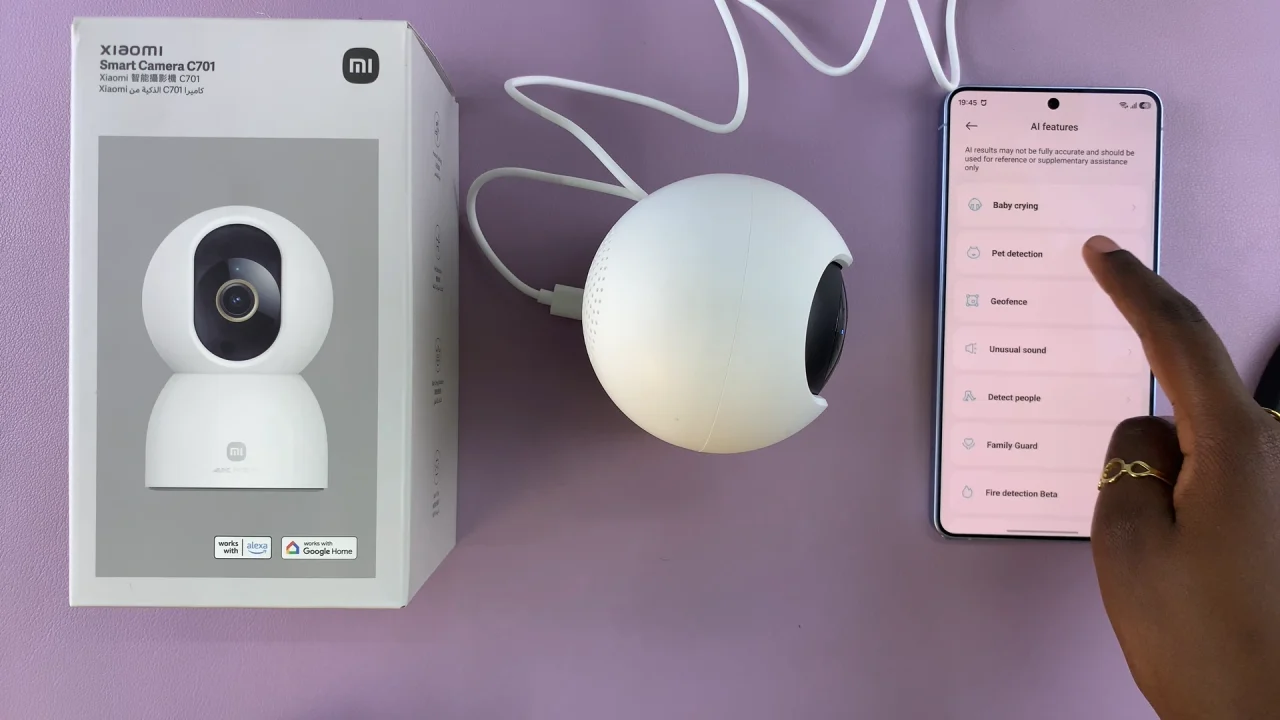 How To Turn ON Pet Detection On Xiaomi Smart Camera C701