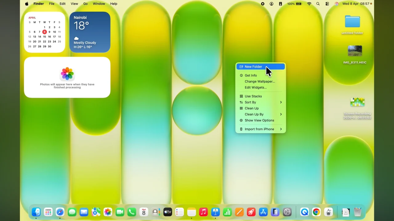 How To Create Folder In MacBook Neo