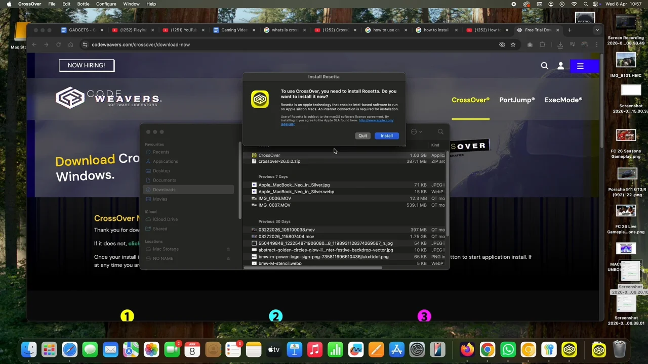 How To Rosetta For Crossover On Mac / MacBook