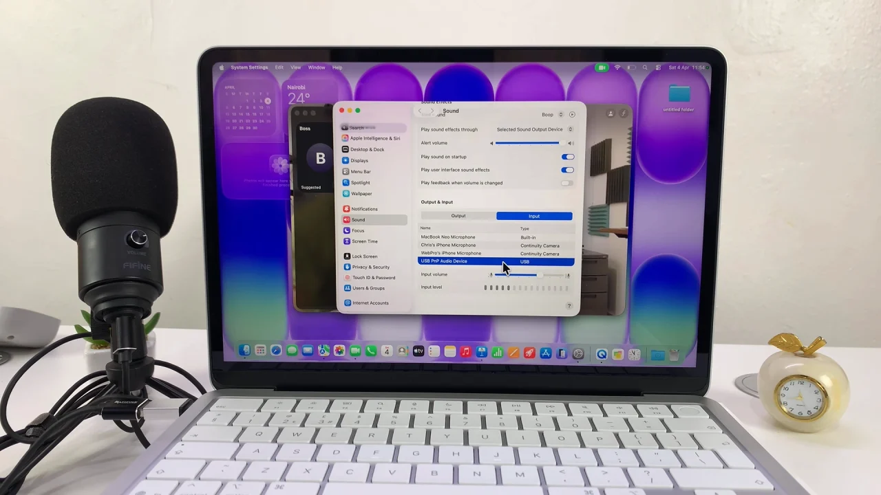 How To Connect External USB Microphone To MacBook Neo