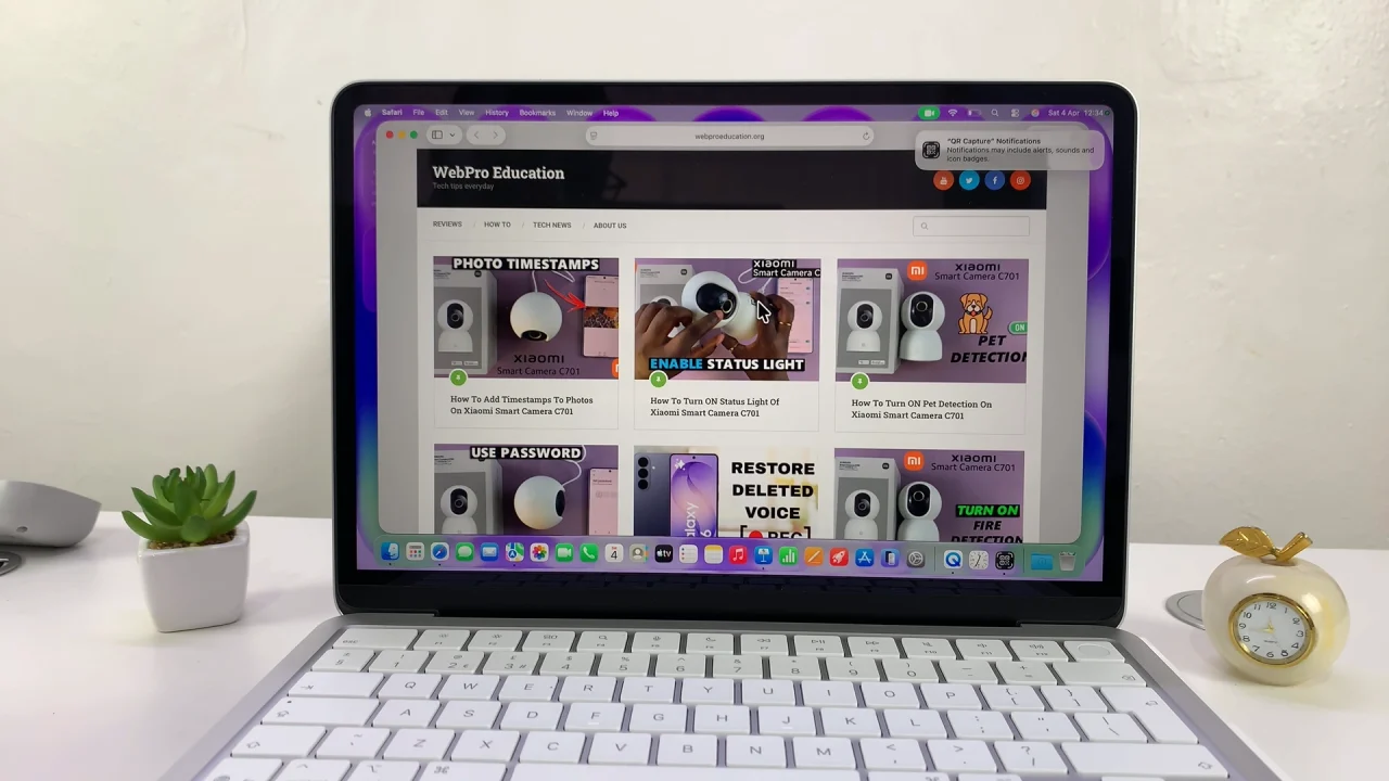 Scan QR Codes On MacBook Neo
