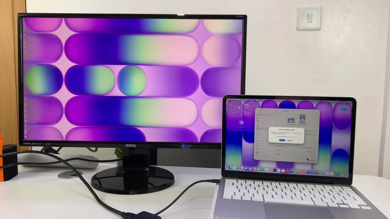 How To Rotate External Display On MacBook Neo
