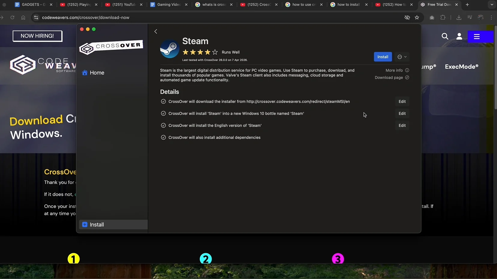How To Install Steam For Windows Games On Mac / MacBook
