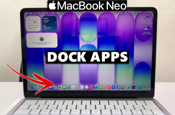 How To Add Apps To Dock On MacBook Neo