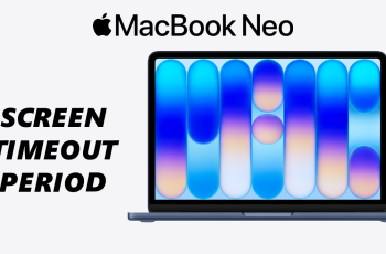 How To Adjust Screen Timeout Period On MacBook Neo