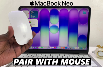 How To Connect Magic Mouse To MacBook Neo
