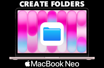 How To Create Folder In MacBook Neo