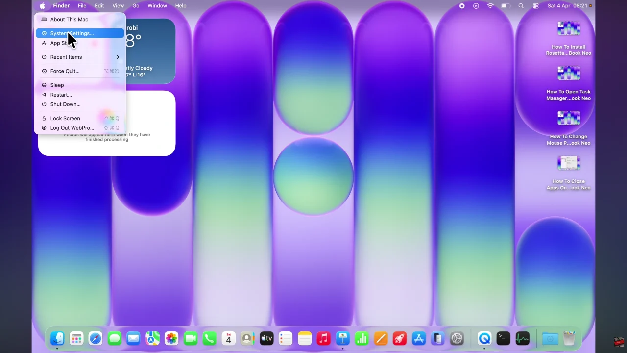 How To Disable Screen Saver On MacBook Neo