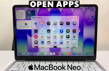 How To Launch Apps On MacBook Neo