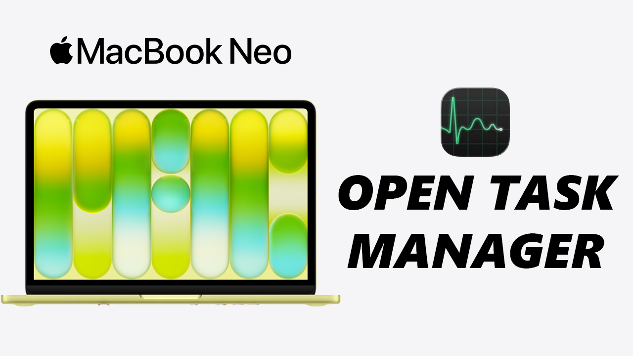 Tasktracker Macbook App How To Open Task Manager On MacBook Neo