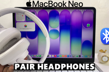 How To Pair & Connect Bluetooth Headphones To MacBook Neo